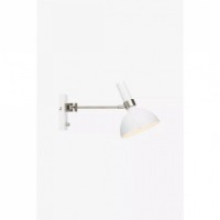 Бра MarkSlojd Sweden LARRY Wall 1L White/Steel 107499