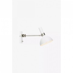 Бра MarkSlojd Sweden LARRY Wall 1L White/Steel 107499