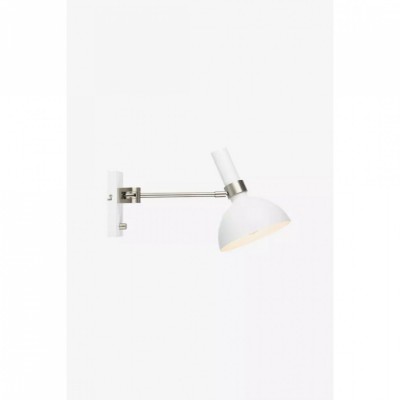 Бра MarkSlojd Sweden LARRY Wall 1L White/Steel 107499