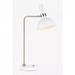Настільна лампа MarkSlojd Sweden LARRY Table 1L White/Steel 107502