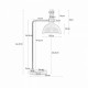 Настільна лампа MarkSlojd Sweden LARRY Table 1L White/Steel 107502