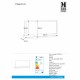 Бра MarkSlojd Sweden PABLO XL Wall White 107564