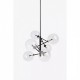 Люстра MarkSlojd Sweden ANDREW Pendant 6L Black/Clear 107748