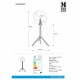 Настільна лампа MarkSlojd Sweden ANDREW Table 1L Black/Clear 107749