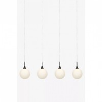 Подвесной светильник MarkSlojd Sweden QUATTRO XL Pendant 4L Black/White 107762