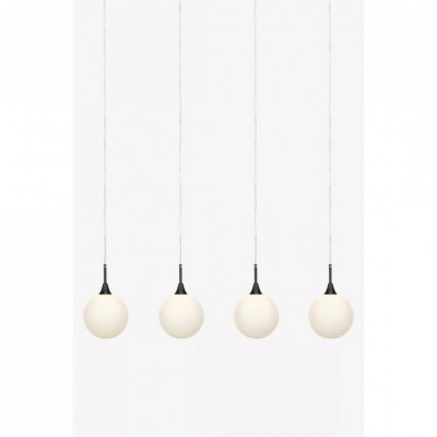 Подвесной светильник MarkSlojd Sweden QUATTRO XL Pendant 4L Black/White 107762
