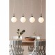 Подвесной светильник MarkSlojd Sweden QUATTRO XL Pendant 4L Black/White 107762