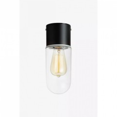 Накладной светильник MarkSlojd Sweden ZEN Ceiling 1L Black/Clear IP44 107796