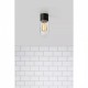 Накладний світильник MarkSlojd Sweden ZEN Ceiling 1L Black/Clear IP44 107796