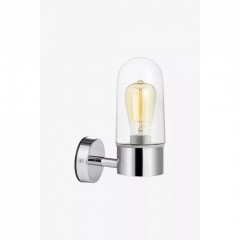 Бра MarkSlojd Sweden ZEN Wall 1L Chrome/Clear IP44 107798