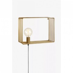 Бра MarkSlojd Швеция SHELF Wall 1L Gold 107815