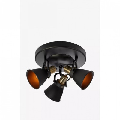 Спот MarkSlojd Sweden ALTON Ceiling 3L Black 107854