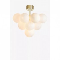 Люстра MarkSlojd Sweden MERLOT Plafond 13L Brass/White 107912