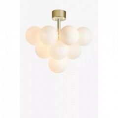 Люстра MarkSlojd Sweden MERLOT Plafond 13L Brass/White 107912