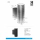 Архитектурное освещение MarkSlojd Sweden PIPE Wall 2L Black IP44 107916