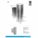 Архітектурне освітлення MarkSlojd Sweden PIPE Wall 2L Aluminium IP44 107917