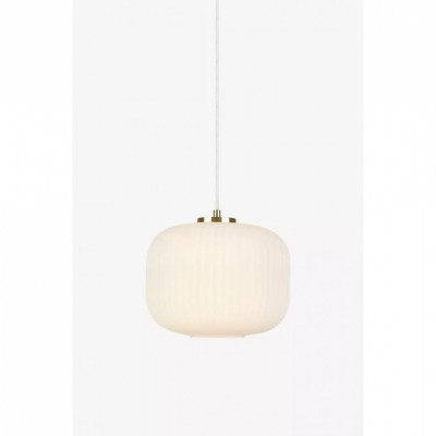 Люстра MarkSlojd Sweden SOBER Pendant 1L Brushed Brass/White 107918