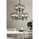 Люстра MarkSlojd Sweden CROWN Pendant 9L Black/Smoke 107921