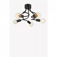 Люстра MarkSlojd Sweden MEDUSA Ceiling 5L Black 107931