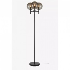 Торшер MarkSlojd Sweden CROWN Floor 3L Black/Smoke 107947