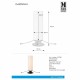 Стовпчик MarkSlojd Sweden GARDEN 24 Cylinder 70cm 12W White 107985