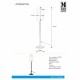 Торшер MarkSlojd Sweden AFTERNOON Floor 1L Small Black/White IP44 107997