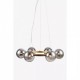 Люстра MarkSlojd Sweden CIRCLE Pendant 6L Gold/Smoke 108050