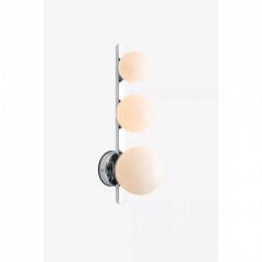 Бра MarkSlojd Sweden PURO Wall 3L Chrome/Opal IP44 108069