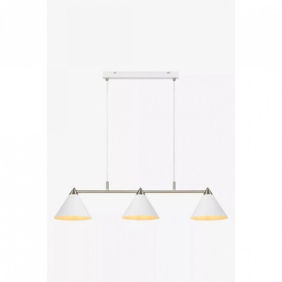 Підвісний світильник MarkSlojd Sweden KLINT Pendant 3L White/Steel 108075