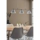 Підвісний світильник MarkSlojd Sweden KLINT Pendant 3L White/Steel 108075