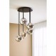 Люстра MarkSlojd Sweden UNIVERSE Ceiling 5L Black/Smoke 108111