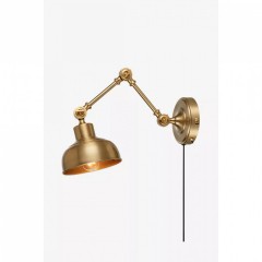 Бра MarkSlojd Sweden GRIMSTAD Wall 1L Dark Brass 108115