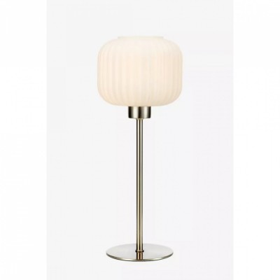 Настільна лампа MarkSlojd Sweden SOBER Table Small 1L Steel/White 108121 Настільна лампа MarkSlojd Sweden SOBER Table Small 1L Steel/White 108121