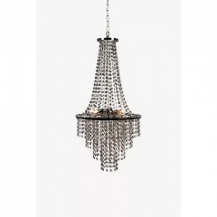 Люстра MarkSlojd Sweden ALLINGTON Chandelier 3L Black/Black Chrome 108124