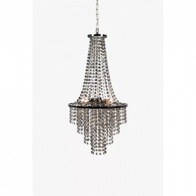 Люстра MarkSlojd Sweden ALLINGTON Chandelier 3L Black/Black Chrome 108124