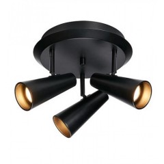 Спот MarkSlojd Sweden CREST Ceiling 3L Round Black 108204