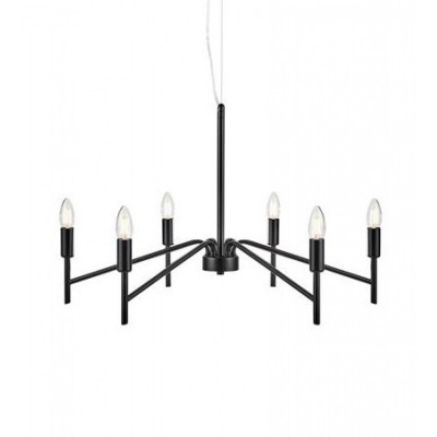Люстра MarkSlojd Sweden MONARCH Pendant 6L Black 108209