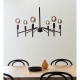 Люстра MarkSlojd Sweden MONARCH Pendant 6L Black 108209