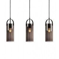 Підвісний світильник MarkSlojd Sweden GLORY Pendant 3L Black/Smoke 108219