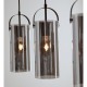 Підвісний світильник MarkSlojd Sweden GLORY Pendant 3L Black/Smoke 108219
