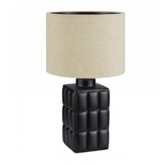 Настольная лампа MarkSlojd Sweden CUSCINI Table Big 1L Black/Beige 108247
