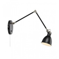 Бра MarkSlojd Sweden HOUSE Wall 1L Black/Steel 108250
