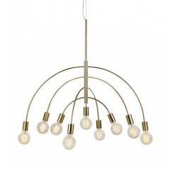 Люстра MarkSlojd Sweden LAVELLO Pendant 9L Brass 108289