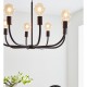 Люстра MarkSlojd Sweden AMISTOSO Pendant 8L Black 108291