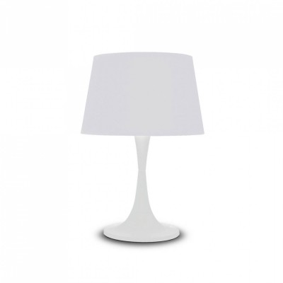 Настольная лампа Ideal Lux LONDON TL1 BIG BIANCO 110448 Настольная лампа Ideal Lux LONDON TL1 BIG BIANCO 110448