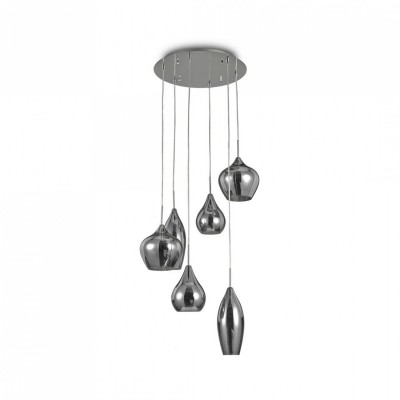 Подвесной светильник Ideal Lux SOFT SP6 FUME' 111841 Подвесной светильник Ideal Lux SOFT SP6 FUME' 111841