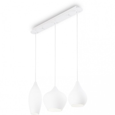 Подвесной светильник Ideal Lux SOFT SP3 BIANCO 111858 Подвесной светильник Ideal Lux SOFT SP3 BIANCO 111858