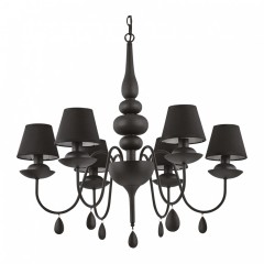 Люстра Ideal Lux BLANCHE SP6 NERO 111872