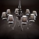 Люстра Ideal Lux BLANCHE SP8 NERO 111896