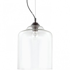 Подвесной светильник Ideal Lux BISTRO' SP1 SQUARE TRASPARENTE 112305